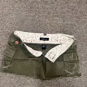 Moda International Olive Mini Skirt